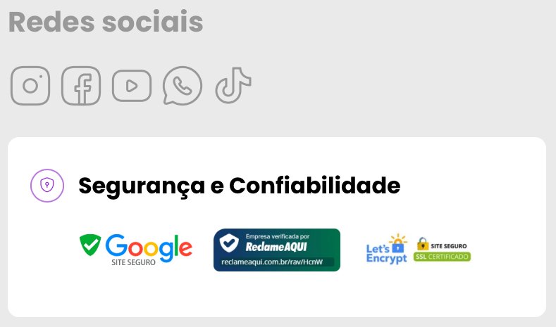 Informações da loja